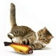 thumbnail image 3 of Gato Juguetes Pez Goldfish Crinkle Sonido Juguetes Suaves y Duraderos Juguetes Interactivos Gato para Ejercicio Interior 8.6 Pulgadas, 3 of 3