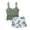 k-Multicolour51, variant on LIIPEE Girls Swimsuit Sets Casual Summer Solid Color Square Neck Adjustable Shoulder Strap Swim Tops Fashion Graphic Printed Beach Shorts Two Piece Set Children Cute Swimsuits,Dark Green,9-10 Years