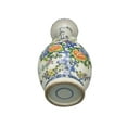 thumbnail image 4 of Chinese Porcelain Vase 2-Elephant Handle Carved Top - Oriental Furniture Warehouse, 4 of 5