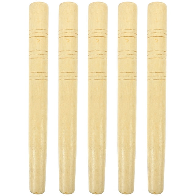 5pcs Wooden Handles Replacement Handle Wood Tool Handle for Sickles Shovels Hoes