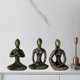 thumbnail image 2 of 3 piezas de esculturas de figuras de yoga, adornos de estilo nórdico, soporte para artesanías, para dorado, 2 of 8