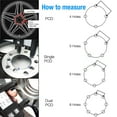 thumbnail image 7 of Wheel Bolt Pattern Gauge Tool 4 5 6 8 Lug Pattern Quick Measure Slide Hand Held, 7 of 7