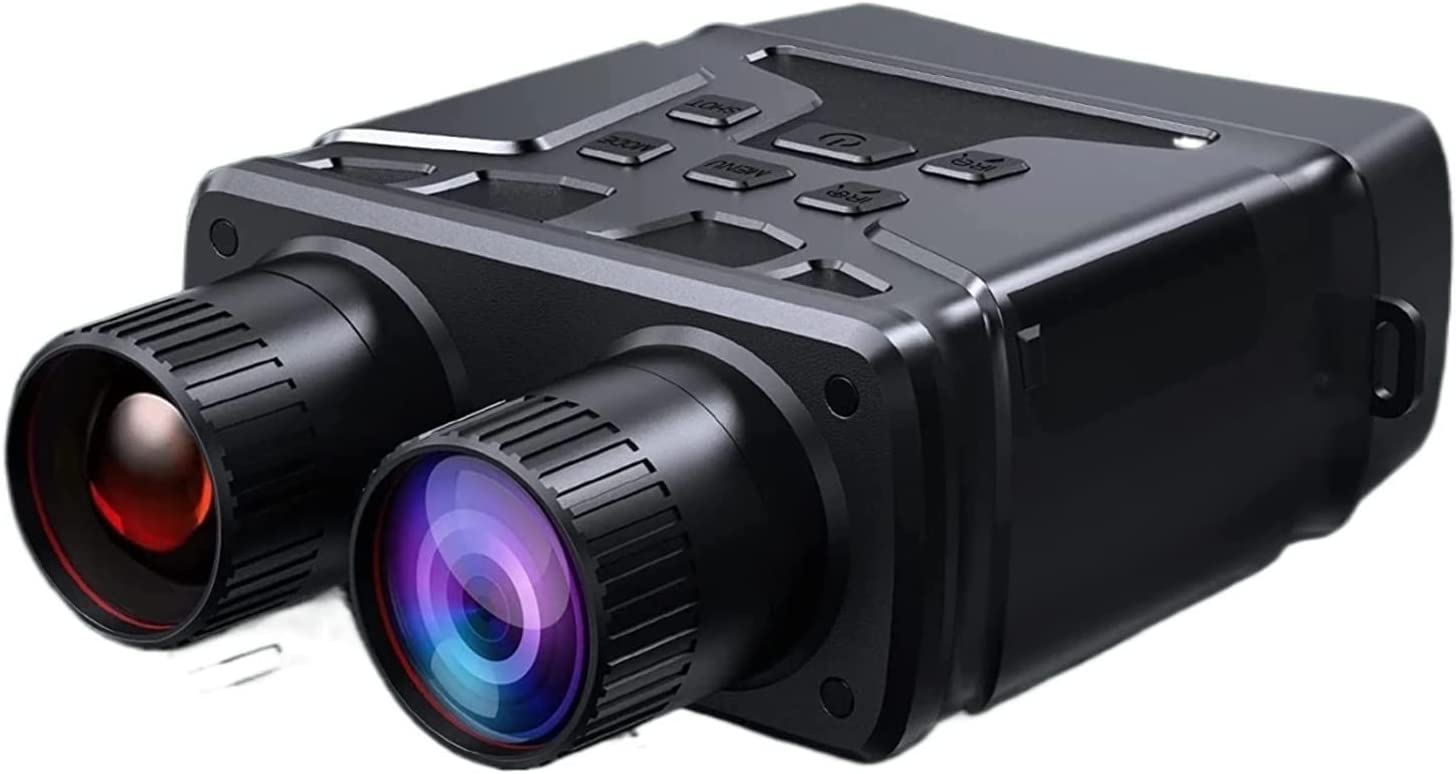 1080P Night Vision Binoculars Binoculars Night Vision Device R6 850nm Infrared 5X Digital Zoom Hunting Telescope Outdoor Day Night Dual Use 300m Electronics