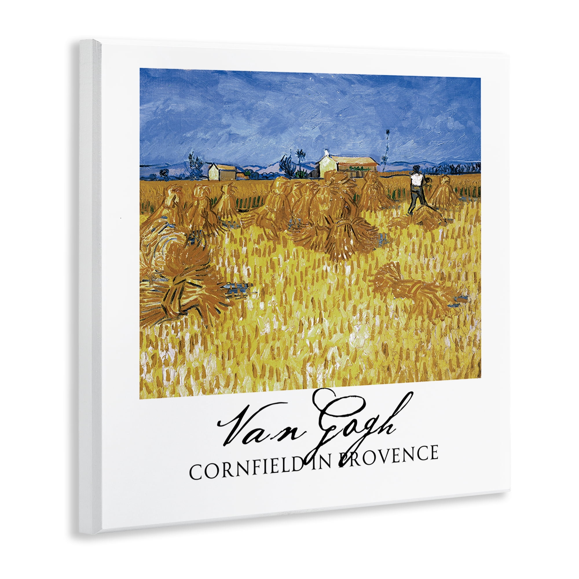 Stupell Industries Van Gogh Cornfield Provence Wall Plaque Art, design by Vintage Hustle