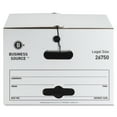 thumbnail image 7 of (2 pack) Business Source, BSN26750, Light Duty Legal Size Storage Box, 12 / Carton, White, 7 of 7