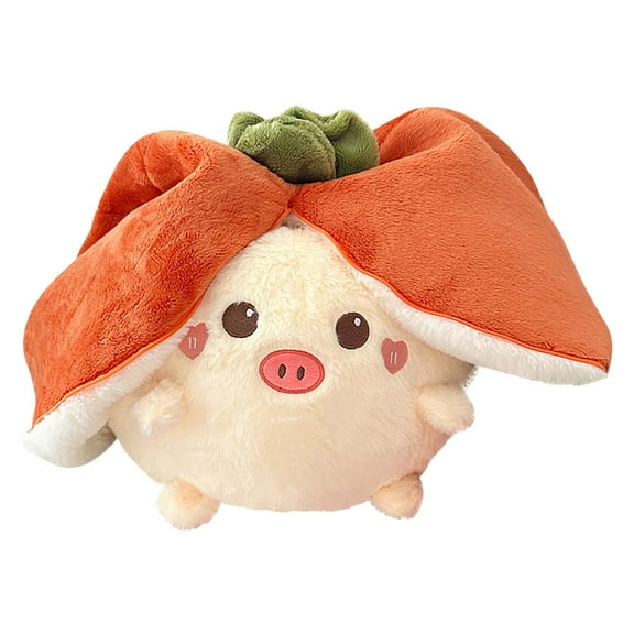 YHAJDS Bunny Turn Into Fruit Plush Toys, 18cm Cute Sensory Stuffed Animals, Christmas Gifts for Girls Toys, Collectible Ultrasoft & Squishy Stuffed Animal Toy for Kids Ages 1 and Up