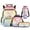 Boba Cat Gradient, variant on Yspwyqan Kids Boba Cat Backpack Set for Travel, with Lunch Box Water Bottle Bag, Gradient Lightweight Large Capacity School Bags Multi-Pocket for Back to School Gifts
