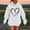 White, variant on Kilaqueen Plus Size Hoodies for Women Fashion Heart Graphic Printed Oversized Sweatshirt Soft Long Sleeve Pullover Tops Stretch Loose Fall Winter Outfits