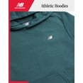 thumbnail image 2 of Sudadera con capucha New Balance para niños, de forro polar de algodón suave, talla 8, 2 of 6