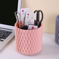 thumbnail image 4 of FloreceBien - Portalápices para escritorio, portalápices, organizador de brochas de maquillaje, multifuncional, para el hogar, la oficina, los niños y la escuela, color rosa, 4 of 5