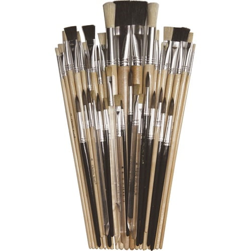 Creativity Street Colossal Crafts Brush Assortment - 1 Brush(es) - Aluminum Ferrule Creativity Street Colossal Crafts Brush Assortment - 1 Brush(es) - Aluminum Ferrule