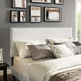 thumbnail image 7 of Modway Macie Full Vinyl Platform Bed with Round Splayed Legs in White, 7 of 7