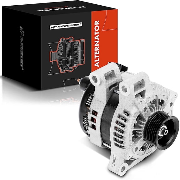 A-Premium Alternator Compatible with Chevrolet Impala 13-14, Impala Limited 14-16 & Cadillac XTS 13-19 & Suzuki XL-7 07-09, V6 3.6L, 170Amp 12V CW 6-Groove Pulley, Replace# 1042106010, 15136252