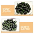 thumbnail image 2 of unbranded 60 pcs  Artificial Olive Fake Lifelike Simulation Olive Realistic Olive Fruits Decors, 2 of 8