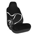 thumbnail image 1 of Wukai French Bulldog Full Set Car Seat Covers with Soft Padding Universal Auto Front Seats Protector and Cushion Mat, 1 of 5