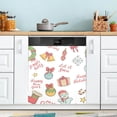 thumbnail image 5 of Coolnut Happy New Year Pattern Dishwasher Magnet Cover,Reusable Fridge Panel Decal with Magnetic Stickers for Kitchen Appliance Home Decor, 23"x 26", 5 of 6