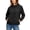 Black, variant on FAIWAD Womens Lightweight Jacket Full Zip Sun-Protection Hoodie Outdoor Golf Hiking Travel Windbreaker