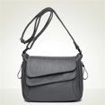 thumbnail image 4 of JAHH Multi-Pocket Leather Messenger Bag Women, Crossbody Shoulder Bag with Flapover Design - Water-Resistant Work Travel Purse for Laptop 𝐄ssentials, 4 of 4