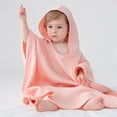 thumbnail image 4 of XXWXYD Kids Swim Cover up Girls Boys Waffle Towel Poncho Swimsuit Coverups for Beach Pool Hooded Bathing Suit Cute Hoodie, 4 of 4
