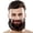 Black, variant on White Disposable Beard Nets, Nylon Food Service Mesh, 100 Count, 18 in
