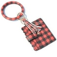 thumbnail image 1 of Large Bracelet Keychain Card Holder Tassel Bangle Key Ring Wristban With Wallet, 1 of 9