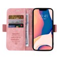 thumbnail image 2 of Nalacover Wallet Case with Wrist Hand Strap for iPhone 15 Plus Purse Case, Premium PU Leather Shockproof Flip Kickstand Cover with Card Slots Holder Case for iPhone 15 Plus, Pink, 2 of 11