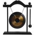 thumbnail image 1 of 1 Set Brass Gong Desktop Zen Gong Housewarming Blessing Gift Home Decor, 1 of 2