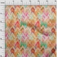 thumbnail image 3 of oneOone Polyester Lycra Green Fabric Swirl & Mandala Sewing Craft Projects Fabric Prints By Yard 56 Inch Wide, 3 of 4