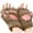 A1#-Coffee, variant on Women's Cute Cat Paw Fingerless Gloves, Warm Half Finger Cartoon Mittens