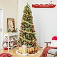 thumbnail image 2 of Gymax 7.5 FT Artificial Xmas Tree w/ 1096 Branch Tips 460 Warm White LED Lights, 2 of 10