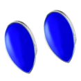 thumbnail image 1 of Teeth Grills Caps 2 piezas azul dientes afilados dientes Halloween cosplay parrillas platino Platino plateado Magideal Teeth Grills Caps, 1 of 6