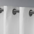 thumbnail image 3 of Exclusive Home Loha Linen Grommet Top Curtain Panel Pair 84""x54"" Winter White, 3 of 5