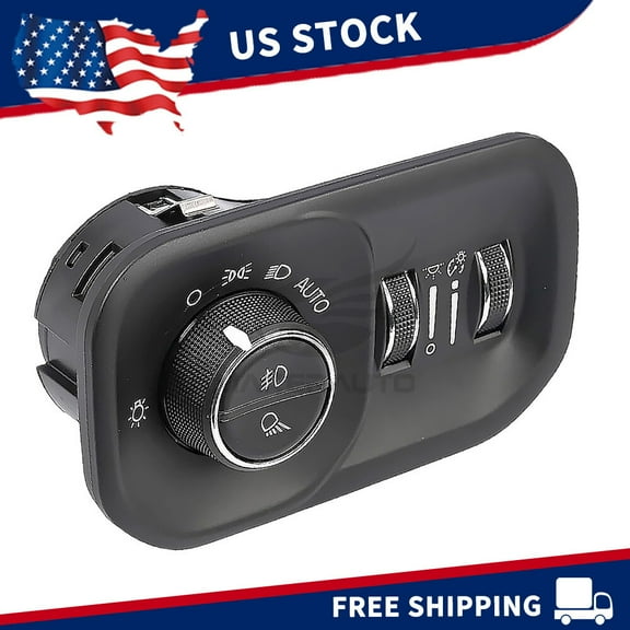 Headlight Switch Waterproof For Dodge Ram 2019-2024 1500 2500 3500 Headlight Control Switch 68156061AD