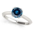 thumbnail image 5 of 0.50 Ct Blue Diamond Engagement Ring For Women-10K Gold, 5 of 8