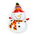 thumbnail image 1 of uds globos de papel de aluminio de Navidad Santa Reno muñeco de nieve felices fiestas decoración de globos gigantes suministros para fiestas, muñeco de nieve con bufanda roja brillar Electrónica, 1 of 3