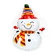 thumbnail image 1 of 5 uds globos de papel de aluminio de Navidad Santa Reno muñeco de nieve felices fiestas decoración de globos gigantes suministros para fiestas, muñeco de nieve con bufanda roja WD.WDQZL Hogar, 1 of 3