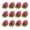thumbnail image 1 of 12 piezas flores artificiales realistas realistas románticas elegantes flores de seda elegantes flores falsas para l porche del jardín de Rosa rojo, 1 of 9