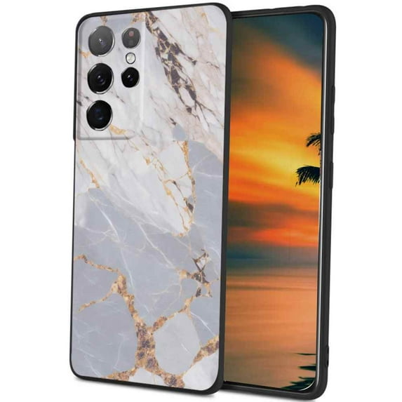 Marble-226 Phone Case, Degined for Samsung Galaxy S22 Ultra Case Men Women, Flexible Silicone Shockproof Case for Samsung Galaxy S22 Ultra