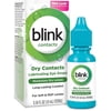 Blink Contacts Moisturizes Dry Lenses Long Lasting Comfort Lubricating Eye Drops 0.34 Oz