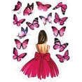 thumbnail image 4 of Decoración para tarta de cumpleaños de niña con forma de mariposa en la espalda, tarta de eBay, tarjeta de inserción para tarta enchufable para el Día de la Madre, 4 of 5