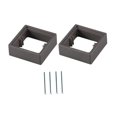 thumbnail image 3 of jifeng 2 Pieces Single Socket Spacers Wall Plate Spacers for Kitchen Bedroom Office gray, 3 of 9