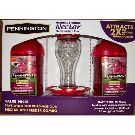Pennington Hummingbird Nectar Feeder Ready To Use Kit Walmart Com