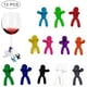 thumbnail image 2 of Marca de copa de vino 12 marcas de copa Marca de copa de vino Marca creativa Marca de copa de vino de vidrio Marca de copa de vino de vidrio reutilizable colorida Se utiliza para, 2 of 7