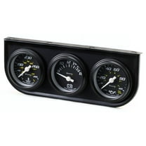 Equus Volt Triple Gauge Kit Automotive Specialty Parts, Black