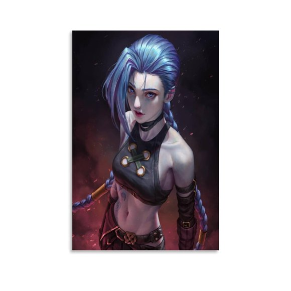 Jinx Painting Vintage Poster Picture Print Wall Art Poster Painting Canvas Posters Artworks Gift Room Aesthetic