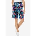 thumbnail image 2 of Woman Within Plus Size Elastic-Waist Knit Short, 2 of 6