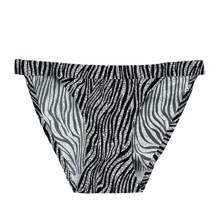 YHGFVOKJ Womens Underwear Fashion ComfortSoft Lightweight Seamless Ice Silk Sexy High Waist Thongs Solid Color Briefs Panties Seamless Underwear Women Pack Dark Gray L