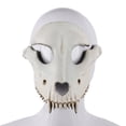 thumbnail image 3 of Máscara blanca del cráneo del hueso de oveja de la espuma de la PU del partido del carnaval del día del zombi del día de los muertos de Halloween, 3 of 7