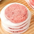 thumbnail image 6 of CCOCC 2026 New Burger Patty Paper,6.3 In,Set of 100,Patty Paper Squares,Baking Parchment Paper Round / Hamburger Patty Papers for Separating Burger Patty,Cookies and More Egg Roll Wrappers, 6 of 7