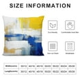 thumbnail image 5 of Wuche  Blue and Yellow Abstract Art Pillow Cover, Modern Gray Home Decorative Throw Pillows Covers Cushion Cover for Bedroom Sofa Living Room, 5 of 5